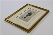Mr C. Hutchings Copywright Elliott & Fry Drawing - Framed