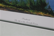 Pinehurst 'The 9th on the Seventh Course' Ltd Ed Print by Manocchia 236/950 - Framed