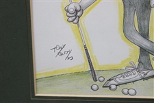 Nick Price Signed Ltd Ed Rafty Caricatures Print - Part of 1992 Grand Slam Winners Set JSA ALOA