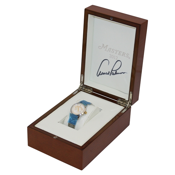 Arnold Palmer Signed 2012 Masters Ltd Ed Womens Display with Watch #213/350 JSA ALOA