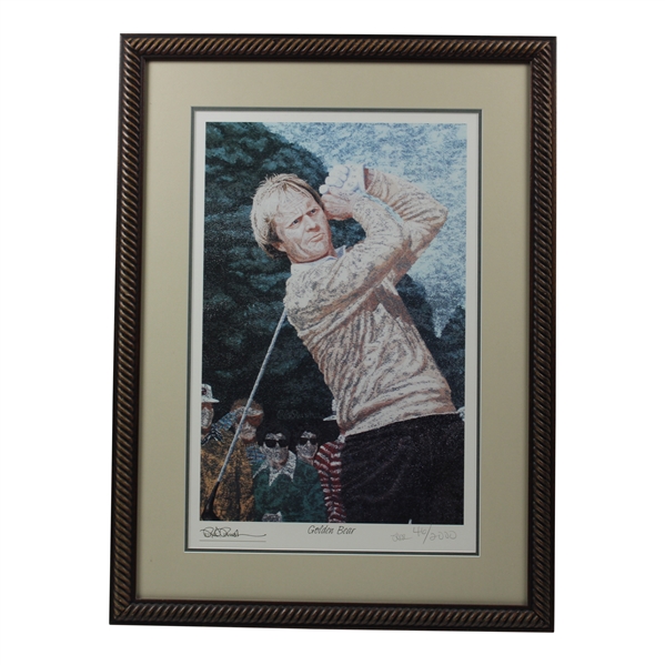 Golden Bear Limited Edition Print by Rick Rush #46/2000 with Certificate - Framed