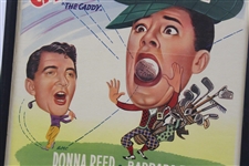 Dean Martin & Jerry Lewis Champions of Golf Dutch Language Movie Poster - Framed