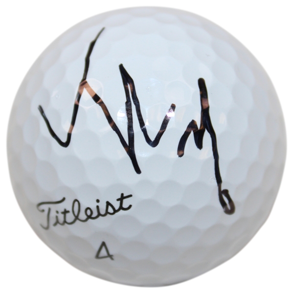 Tom Kim Signed Titleist Golf Ball JSA ALOA