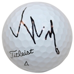 Tom Kim Signed Titleist Golf Ball JSA ALOA