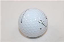 Tom Kim Signed Titleist Golf Ball JSA ALOA