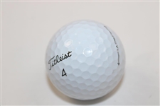 Tom Kim Signed Titleist Golf Ball JSA ALOA