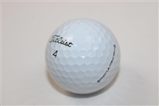 Jordan Spieth Signed Titleist Golf Ball JSA ALOA