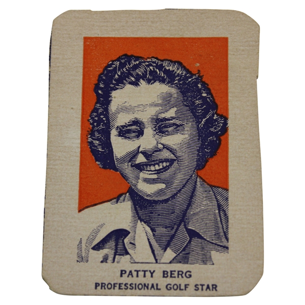 1951 Patty Berg Hand-Cut Wheaties Golf Card 