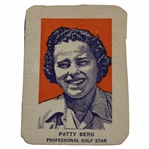 1951 Patty Berg Hand-Cut Wheaties Golf Card 
