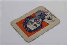 1951 Patty Berg Hand-Cut Wheaties Golf Card 
