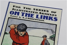 Circa 1910 On The Links Advertising Poster For The King w/ Collecting Categories From the Day