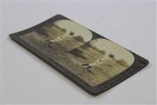 Bobby Jones 'At the Finish of the Swing - Wood Club' Keystone Stereoscope Photo