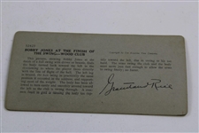 Bobby Jones 'At the Finish of the Swing - Wood Club' Keystone Stereoscope Photo