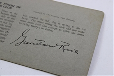 Bobby Jones 'At the Finish of the Swing - Wood Club' Keystone Stereoscope Photo