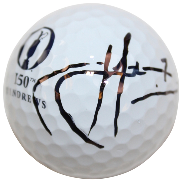 Champion Cam Smith Signed The 150th Open Logo Golf Ball JSA #AJ29372