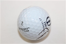 Champion Cam Smith Signed The 150th Open Logo Golf Ball JSA #AJ29372