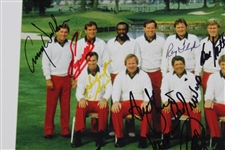 1985 Ryder Cup Team USA Signed Photo Beckett# AC74311