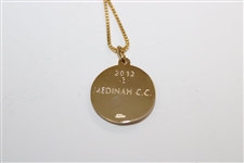 2012 Ryder Cup at Medinah C.C. Necklace in Blue Box