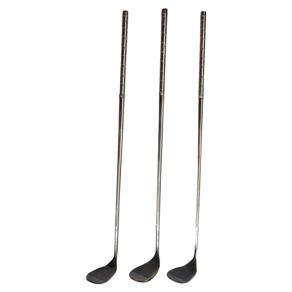 c.1930 Three (3) Mini Silver Golf Clubs by the Alvin Silver Co.
