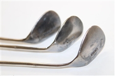 c.1930 Three (3) Mini Silver Golf Clubs by the Alvin Silver Co.
