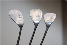 c.1930 Three (3) Mini Silver Golf Clubs by the Alvin Silver Co.