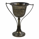 1913 Ardsley Club Mixed Foursome Sterling Silver Trophy Won by Agusta Wrigth & Walter F. Baylis