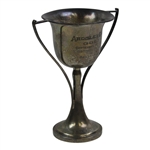 1913 Ardsley Club Mixed Foursome Sterling Silver Trophy Won by Agusta Wrigth & Walter F. Baylis