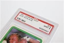Jack Nicklaus 1981 Donruss Golf Rookie Card PSA Mint 9 #40324347