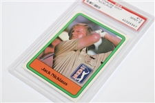 Jack Nicklaus 1981 Donruss Golf Rookie Card PSA Mint 9 #40324347