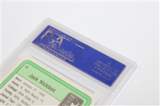 Jack Nicklaus 1981 Donruss Golf Rookie Card PSA Mint 9 #40324347