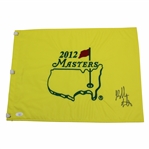Bubba Watson Signed 2012 Masters Embroidered Flag JSA COA  #KK05971