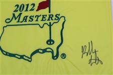 Bubba Watson Signed 2012 Masters Embroidered Flag JSA COA  #KK05971