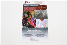 Zach Johnson Signed 2007 Masters Embroidered Flag JSA COA #EE05744