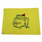 Phil Mickelson Signed 2010 Masters Embroidered Flag JSA ALOA
