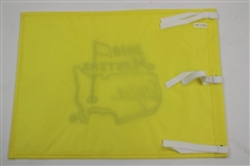 Phil Mickelson Signed 2010 Masters Embroidered Flag JSA ALOA
