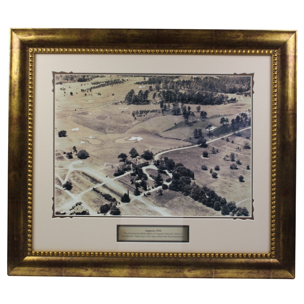 Augusta National Aerial Presentation Photo - Framed