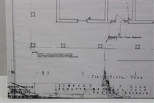 Facsimile Copy of Augusta National Temporary Clubhouse 1st Floor Plans from Architect in 1932