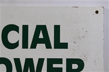 Official TV Tower Personnel Only Wood Sign from c.1980's Masters Tournament