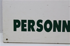 Official TV Tower Personnel Only Wood Sign from c.1980's Masters Tournament