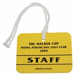 1995 Walker Cup staff Ticket/Badge - Tiger Woods only Walker Cup
