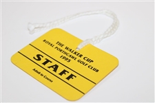 1995 Walker Cup staff Ticket/Badge - Tiger Woods only Walker Cup