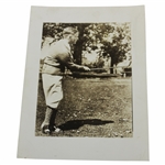 Bobby Jones with Club Chipping Undated Photo