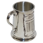 Augusta National Golf Club Pewter Golf Tankard - Made in England