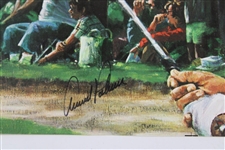 Arnold Palmer Signed Post Swing Poster JSA ALOA