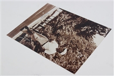 Ben Hogan Signed Leaning On A Golf Club Photo JSA# BB46926