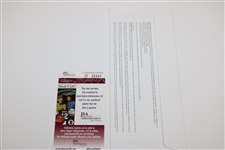 Jack Nicklaus Signed Golden Bear Station FDC JSA# D25357