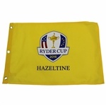 2016 Ryder Cup at Hazeltine Yellow Screen Flag 