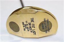 Frankie Minoza 1995 Daikyo Open Winner The Fat Lady Swings Gold Putter