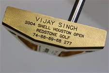 Vijay Singh 2004 Shell Houston Open Macgregor Gold Putter 