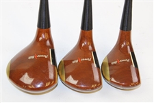 Power Bilt Citation USA Persimmon Driver, 3 & 5 Woods